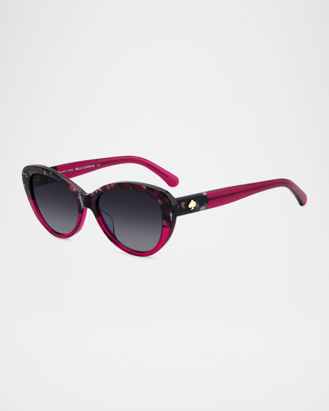 josi cat-eye acetate sunglasses
